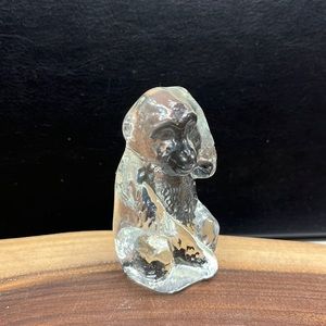 Vintage Crystal Handmade Belford Monkey From Czechoslovakia.